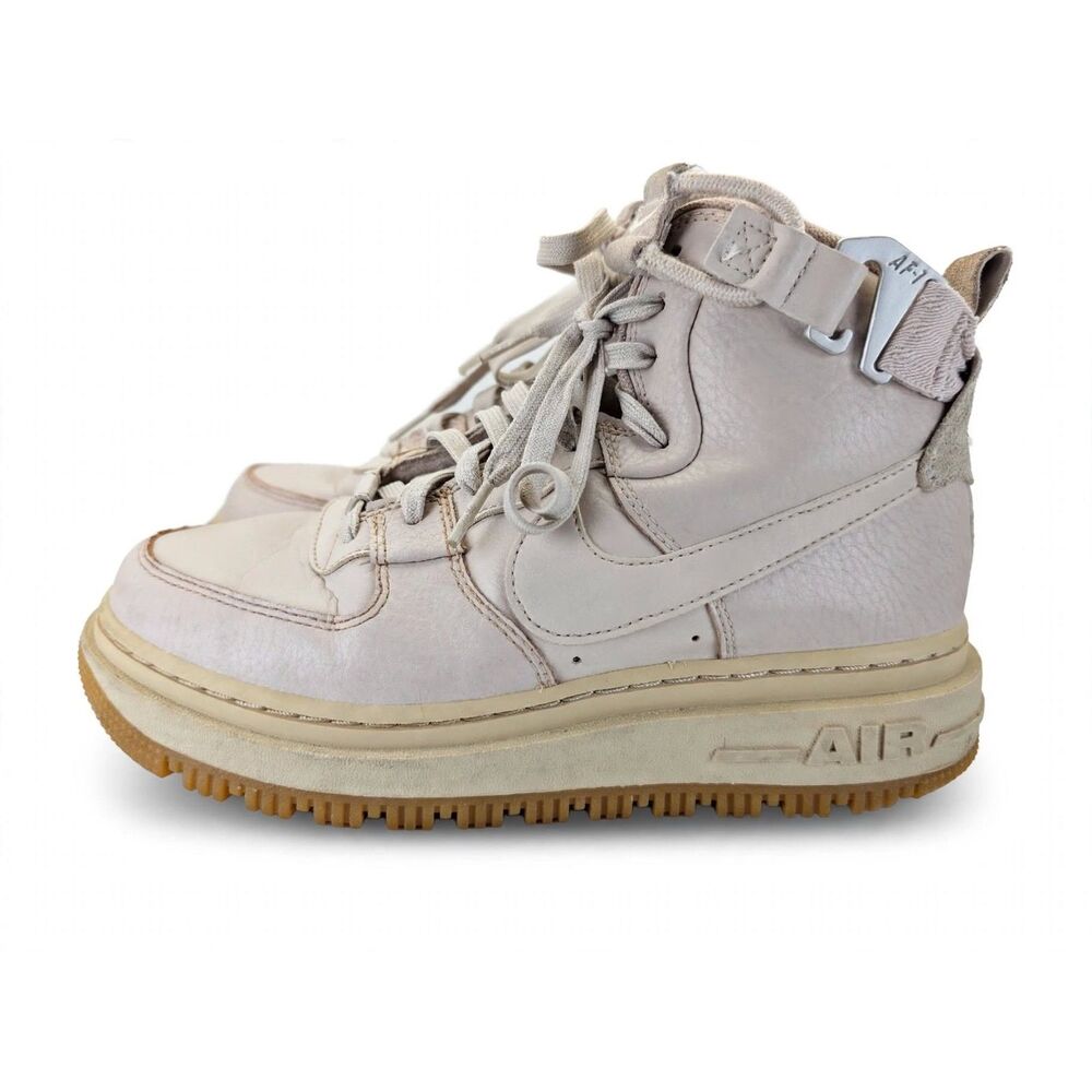 Nike SF AF-1 High Silt Red Womens 8 Beige Gum Boot Sneaker Used AA3965-600